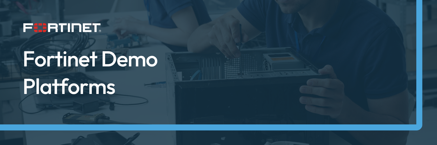 Fortinet Demo Platforms Website Banner
