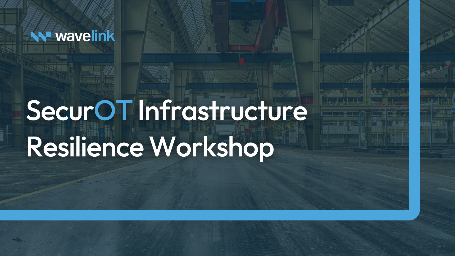 Infrastructure Resilience Workshop Course Banner